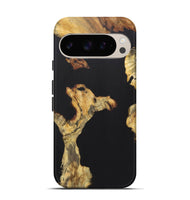 Pixel 9 Wood Live Edge Phone Case - Nelson (Pure Black, 724674)