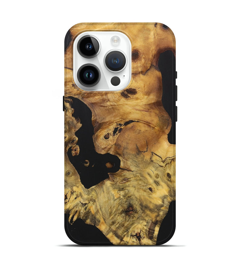 iPhone 15 Pro Wood Live Edge Phone Case - Philip (Wood Burl, 724676)