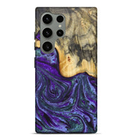 Galaxy S24 Ultra Wood Live Edge Phone Case - Aliyah (Purple, 724682)