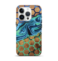 iPhone 15 Pro Wood Live Edge Phone Case - Kim (Pattern, 724683)