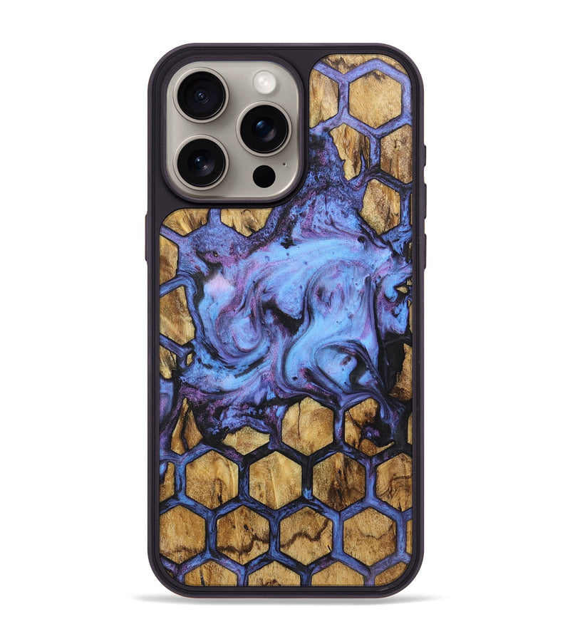 iPhone 15 Pro Max Wood Phone Case - Mamie (Pattern, 724686)