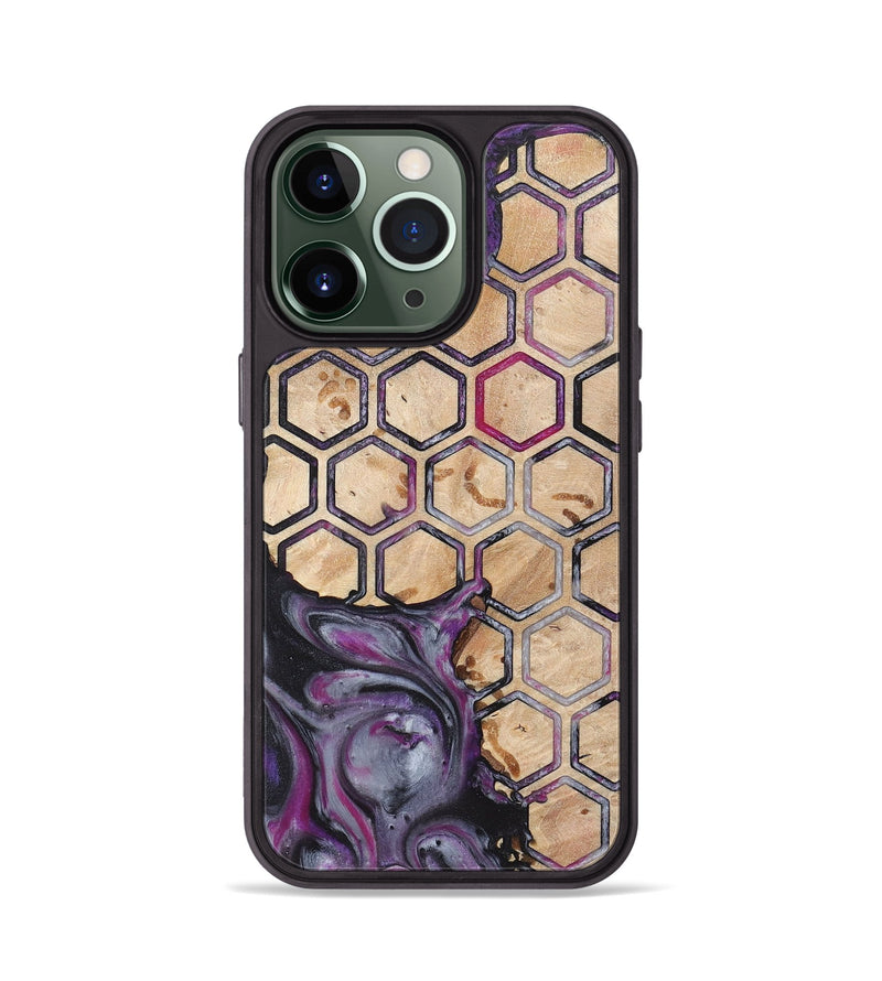 iPhone 13 Pro Wood Phone Case - Ivy (Pattern, 724692)