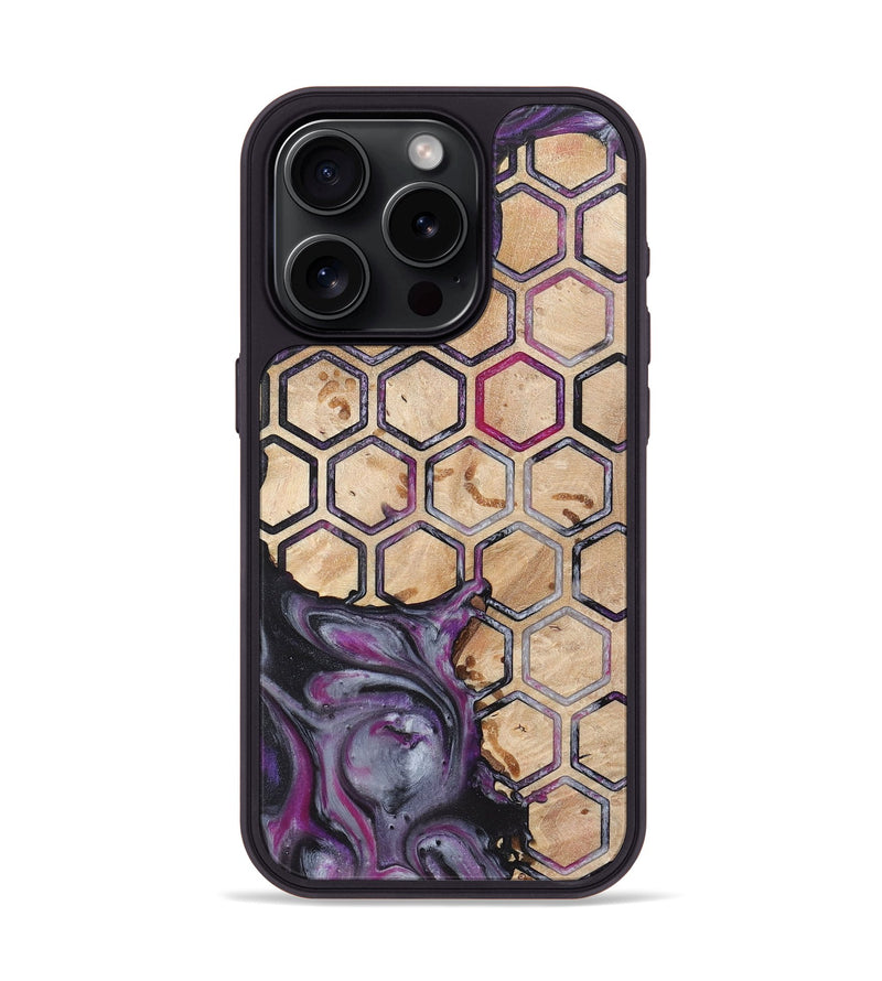 iPhone 15 Pro Wood Phone Case - Ivy (Pattern, 724692)