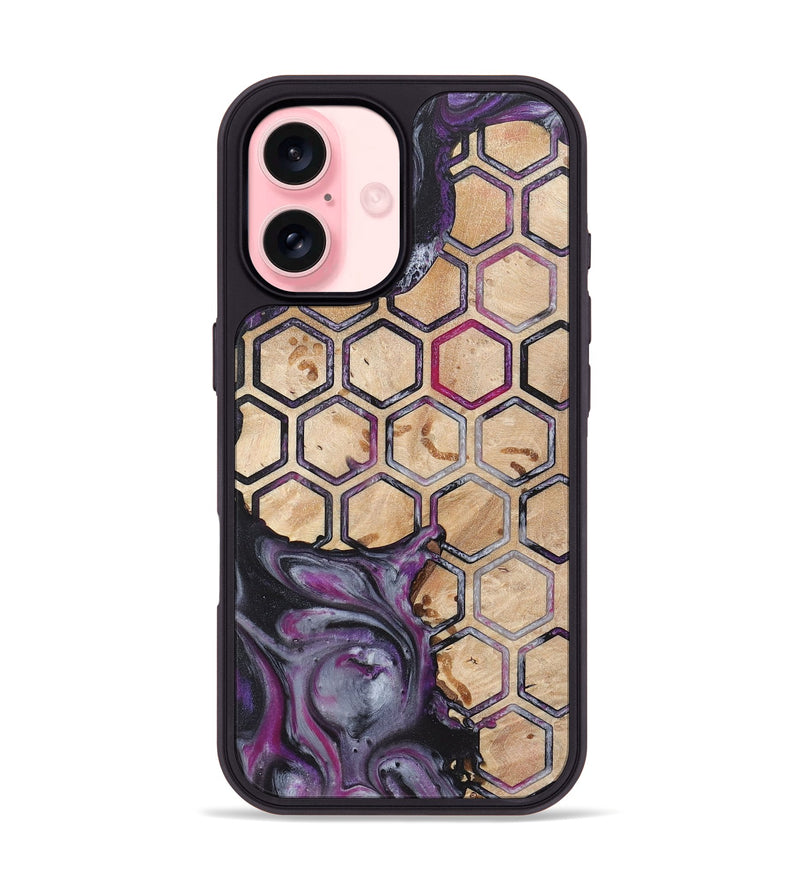 iPhone 16 Wood Phone Case - Ivy (Pattern, 724692)