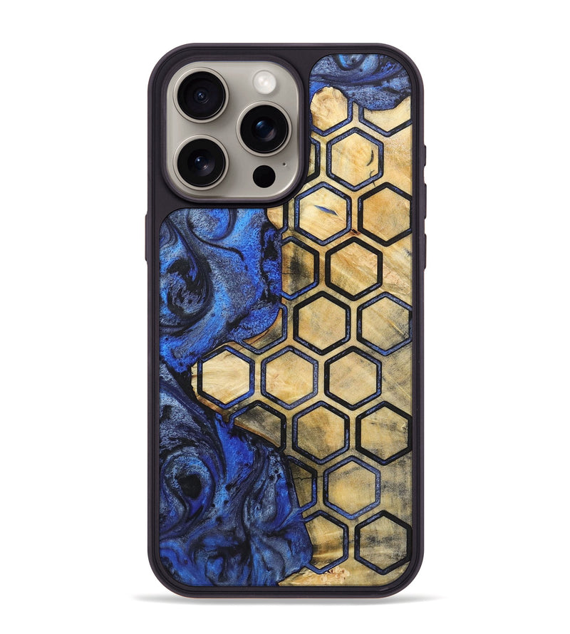 iPhone 15 Pro Max Wood Phone Case - Khalil (Pattern, 724697)