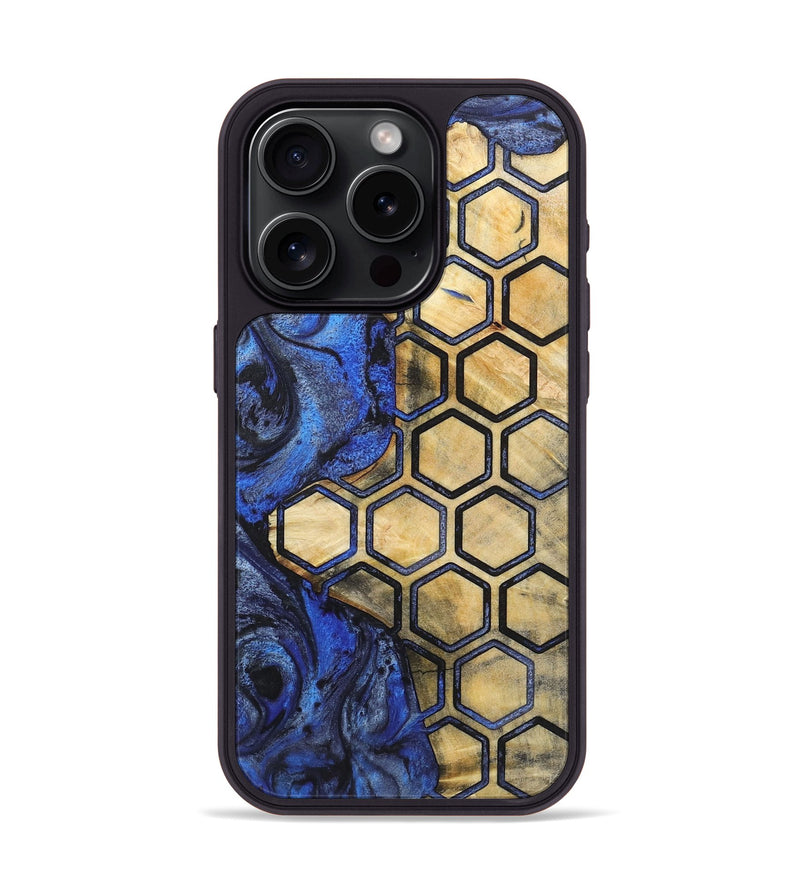 iPhone 15 Pro Wood Phone Case - Khalil (Pattern, 724697)