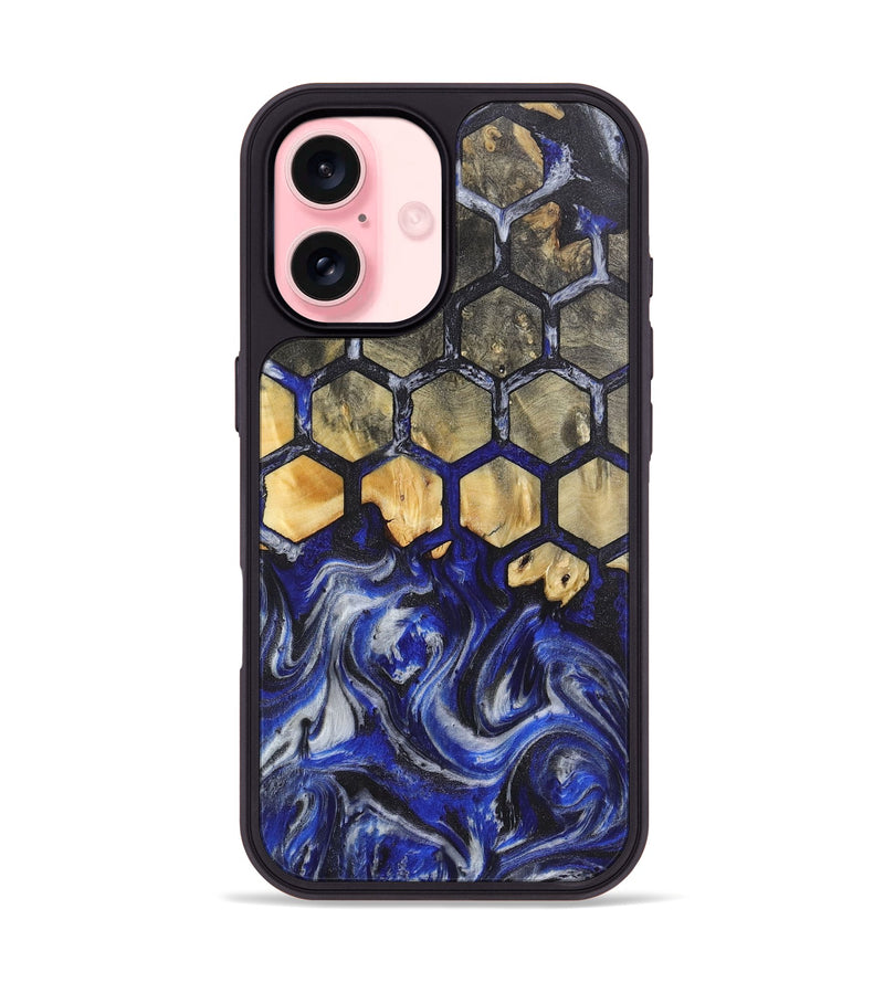 iPhone 16 Wood Phone Case - Carmen (Pattern, 724698)