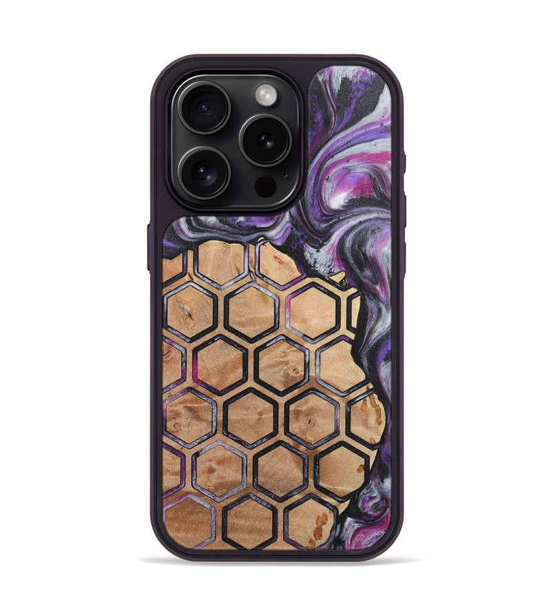 iPhone 15 Pro Wood Phone Case - Alexis (Pattern, 724699)