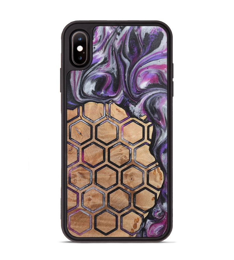 iPhone Xs Max Wood Phone Case - Alexis (Pattern, 724699)