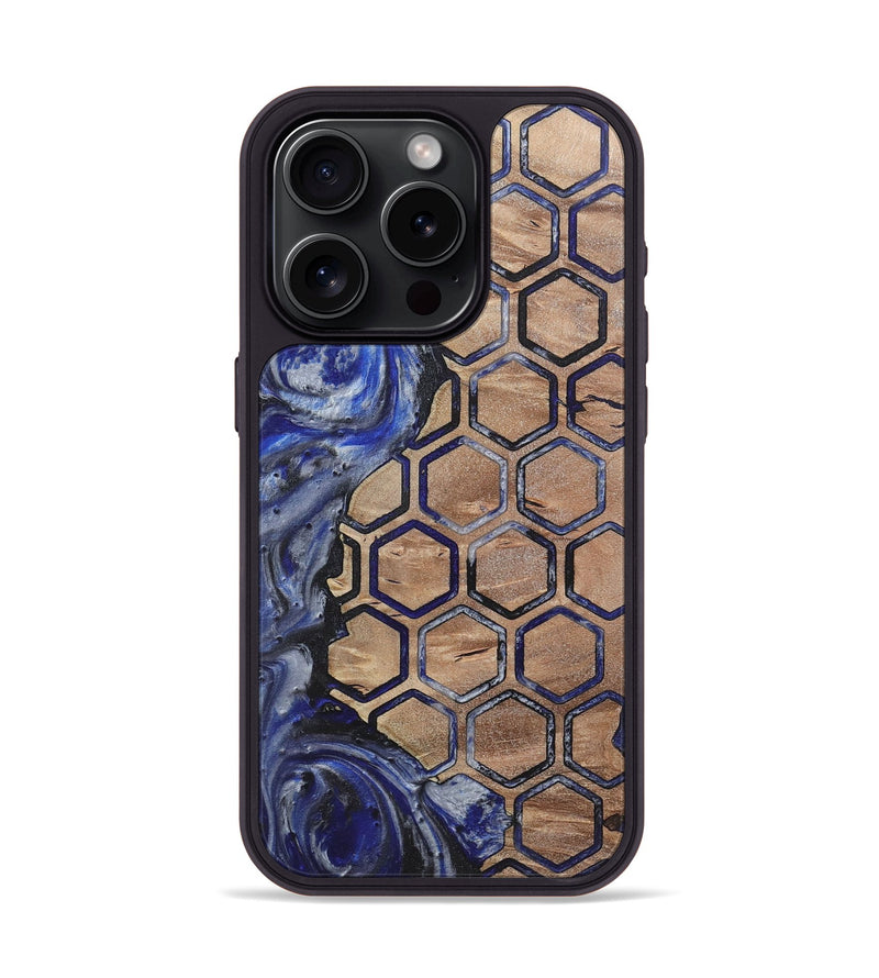 iPhone 15 Pro Wood Phone Case - Hailee (Pattern, 724700)