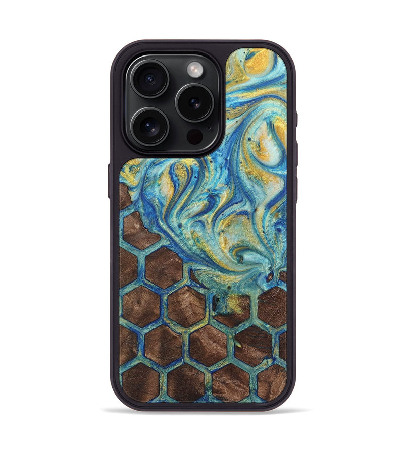 iPhone 15 Pro Wood Phone Case - Deanna (Pattern, 724702)