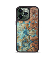 iPhone 13 Pro Wood Phone Case - Lesly (Pattern, 724706)