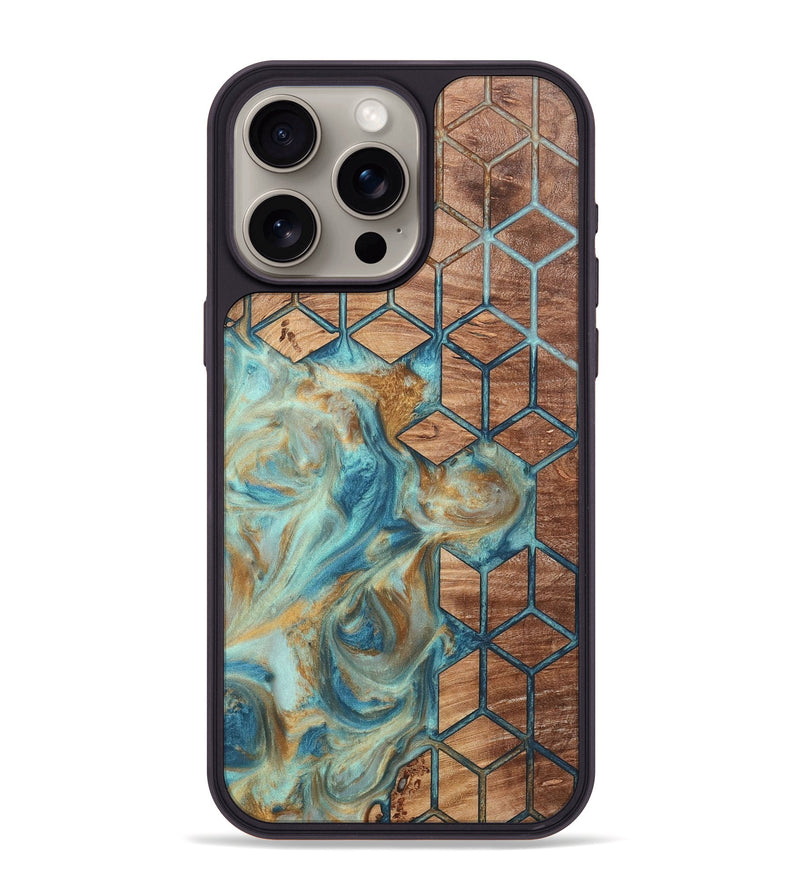 iPhone 15 Pro Max Wood Phone Case - Lesly (Pattern, 724706)