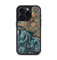 iPhone 15 Pro Wood Phone Case - Devante (Pattern, 724707)