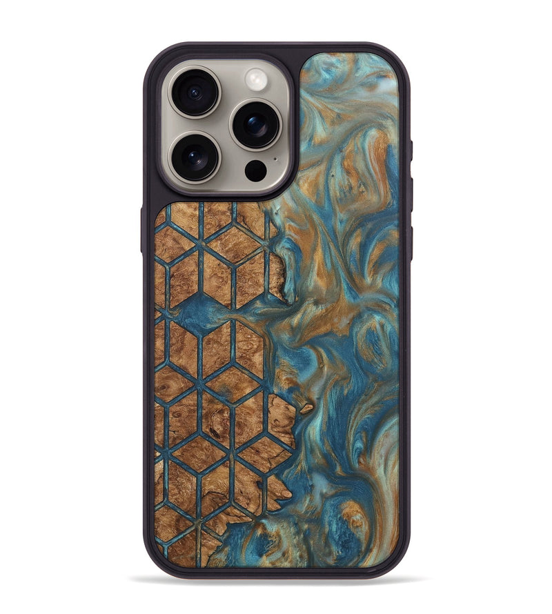 iPhone 15 Pro Max Wood Phone Case - Melody (Pattern, 724708)