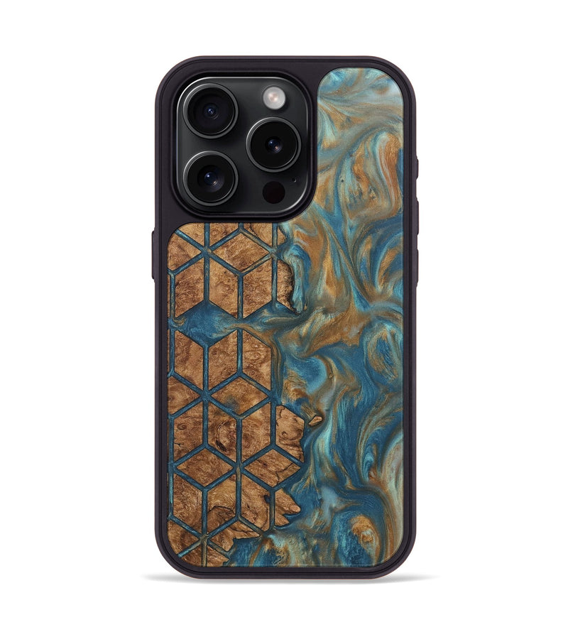 iPhone 15 Pro Wood Phone Case - Melody (Pattern, 724708)