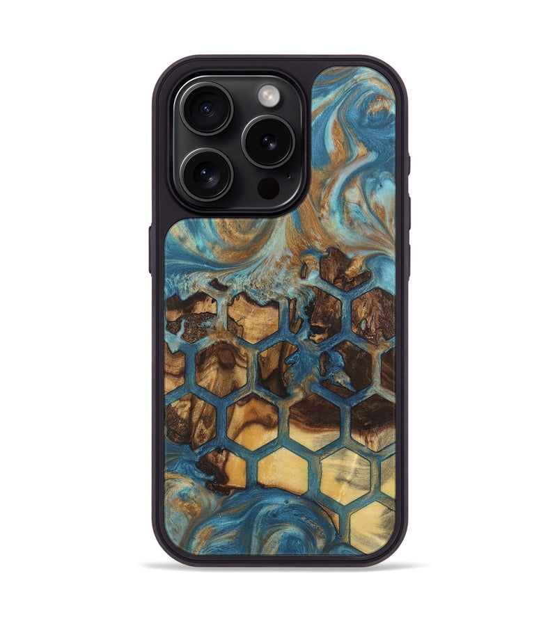 iPhone 15 Pro Wood Phone Case - Zachariah (Pattern, 724709)