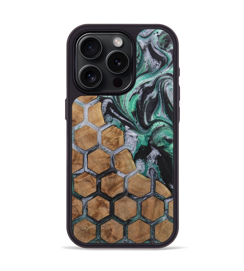 iPhone 15 Pro Wood Phone Case - Dionne (Pattern, 724713)