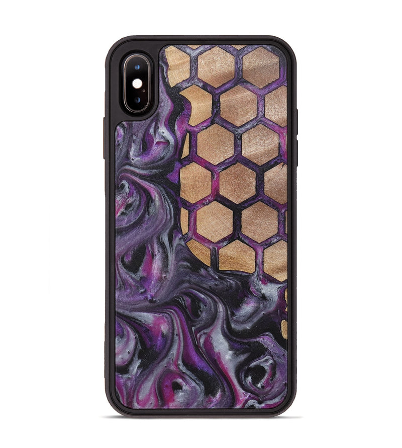 iPhone Xs Max Wood Phone Case - Andre (Pattern, 724715)