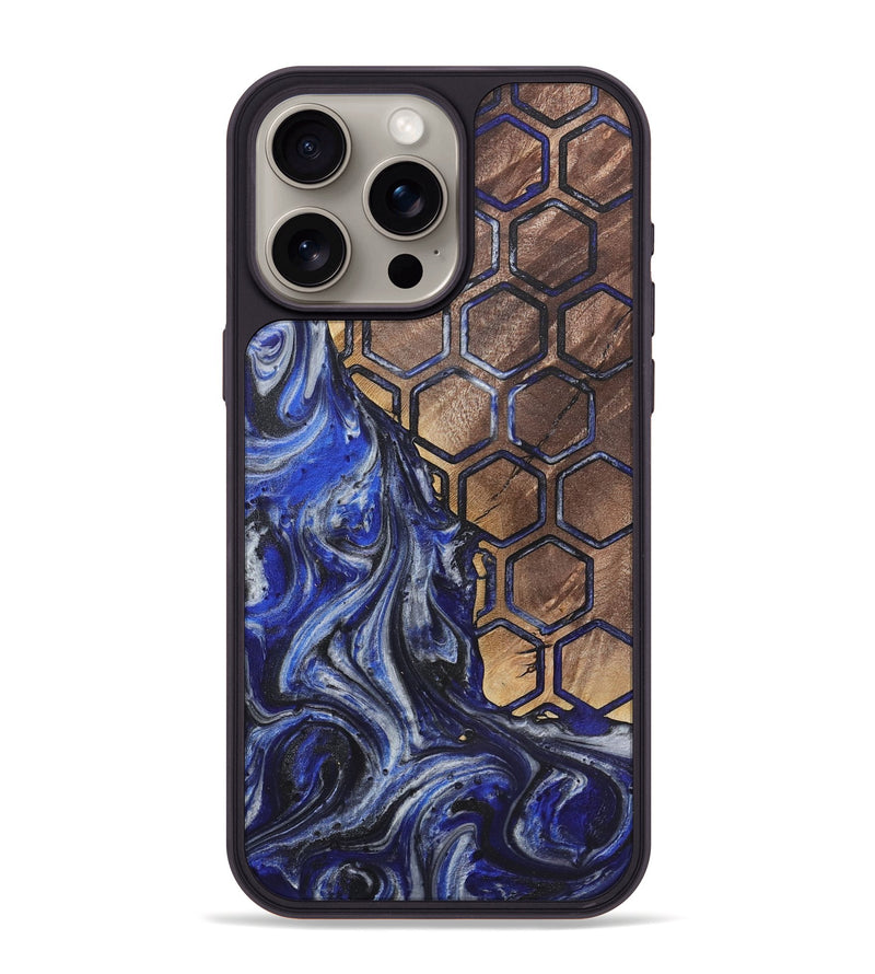 iPhone 15 Pro Max Wood Phone Case - Veronica (Pattern, 724720)