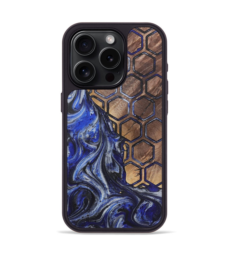 iPhone 15 Pro Wood Phone Case - Veronica (Pattern, 724720)