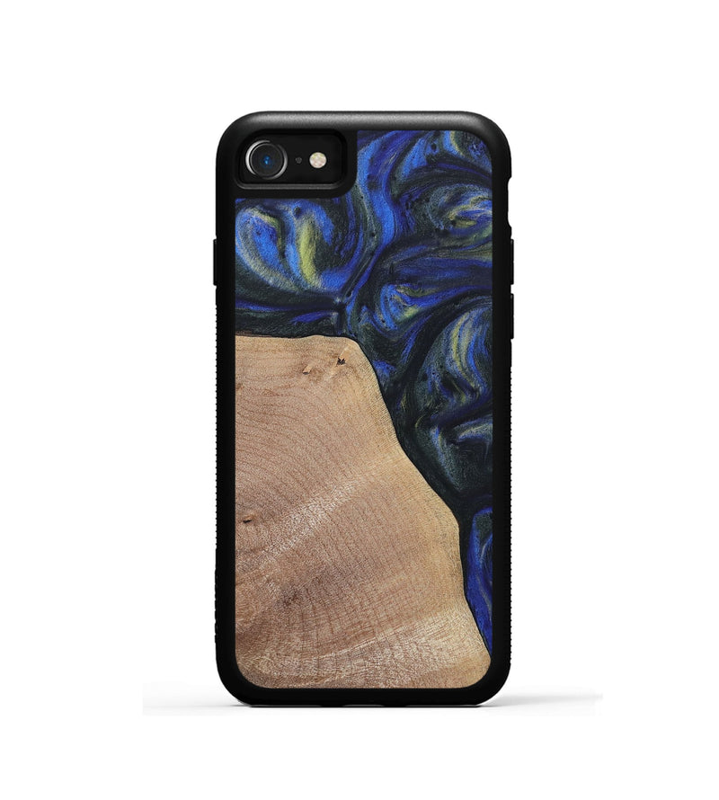 iPhone SE Wood Phone Case - Corbin (Blue, 724742)