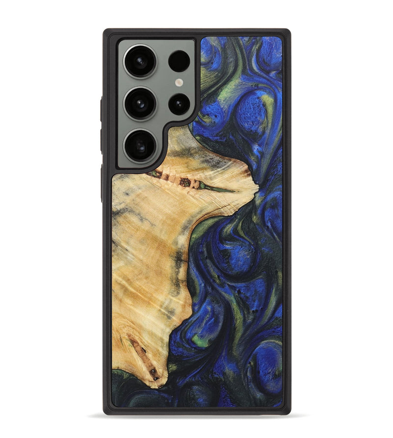 Galaxy S23 Ultra Wood Phone Case - Cayden (Blue, 724750)