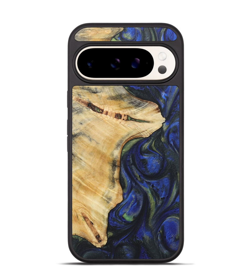 Pixel 9 Wood Phone Case - Cayden (Blue, 724750)