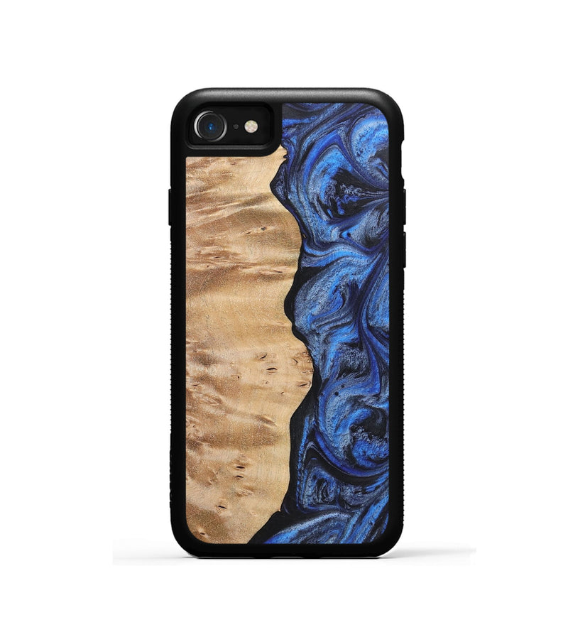 iPhone SE Wood Phone Case - Mason (Blue, 724753)