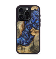 iPhone 15 Pro Wood Phone Case - Jorge (Blue, 724755)