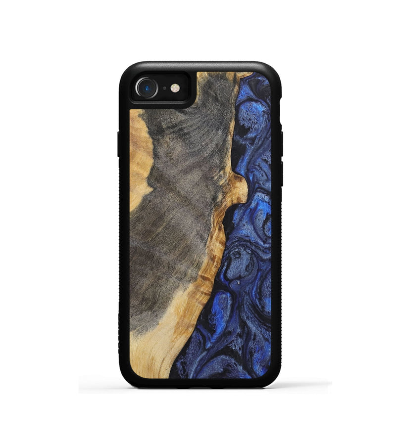 iPhone SE Wood Phone Case - Dean (Blue, 724756)