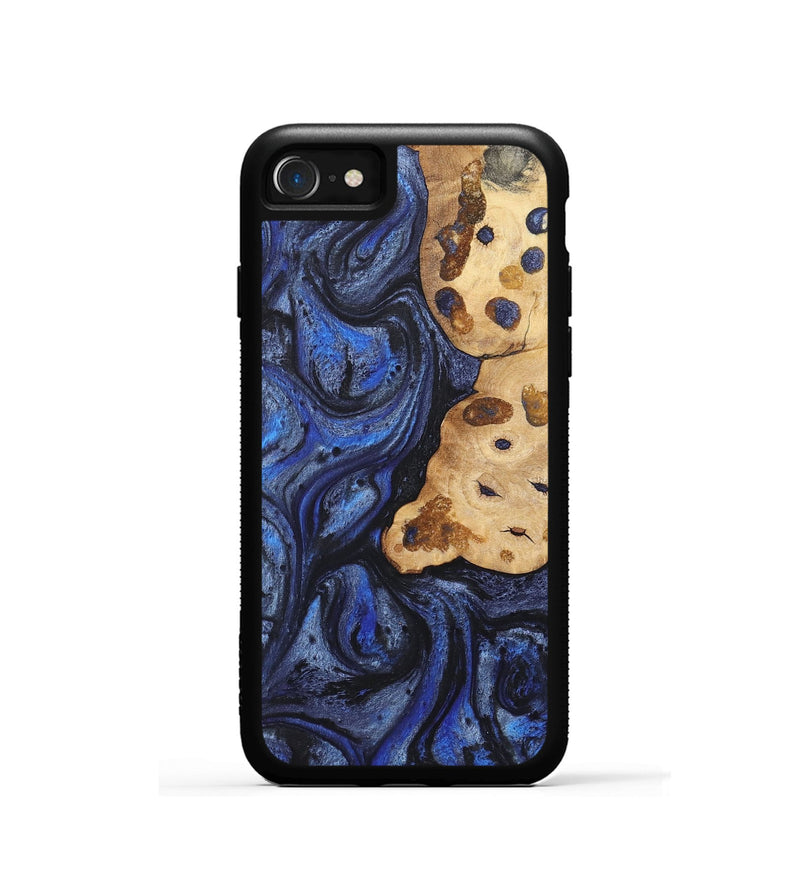 iPhone SE Wood Phone Case - Philip (Blue, 724757)