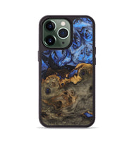 iPhone 13 Pro Wood Phone Case - Lakisha (Blue, 724760)