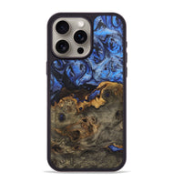 iPhone 15 Pro Max Wood Phone Case - Lakisha (Blue, 724760)