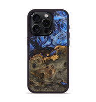 iPhone 15 Pro Wood Phone Case - Lakisha (Blue, 724760)