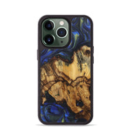 iPhone 13 Pro Wood Phone Case - Anita (Blue, 724761)