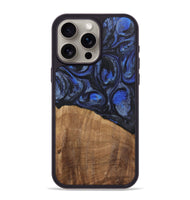 iPhone 15 Pro Max Wood Phone Case - Rochelle (Blue, 724763)