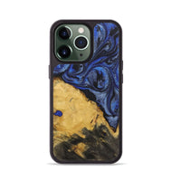 iPhone 13 Pro Wood Phone Case - Josephine (Blue, 724764)