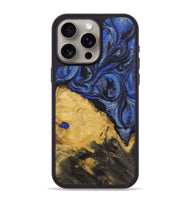 iPhone 15 Pro Max Wood Phone Case - Josephine (Blue, 724764)