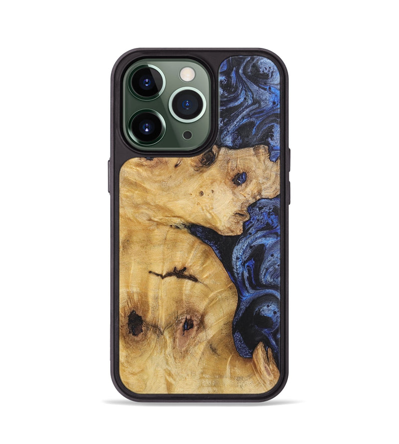 iPhone 13 Pro Wood Phone Case - Corey (Blue, 724768)