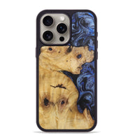 iPhone 15 Pro Max Wood Phone Case - Corey (Blue, 724768)