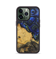 iPhone 13 Pro Wood Phone Case - Cayden (Blue, 724771)