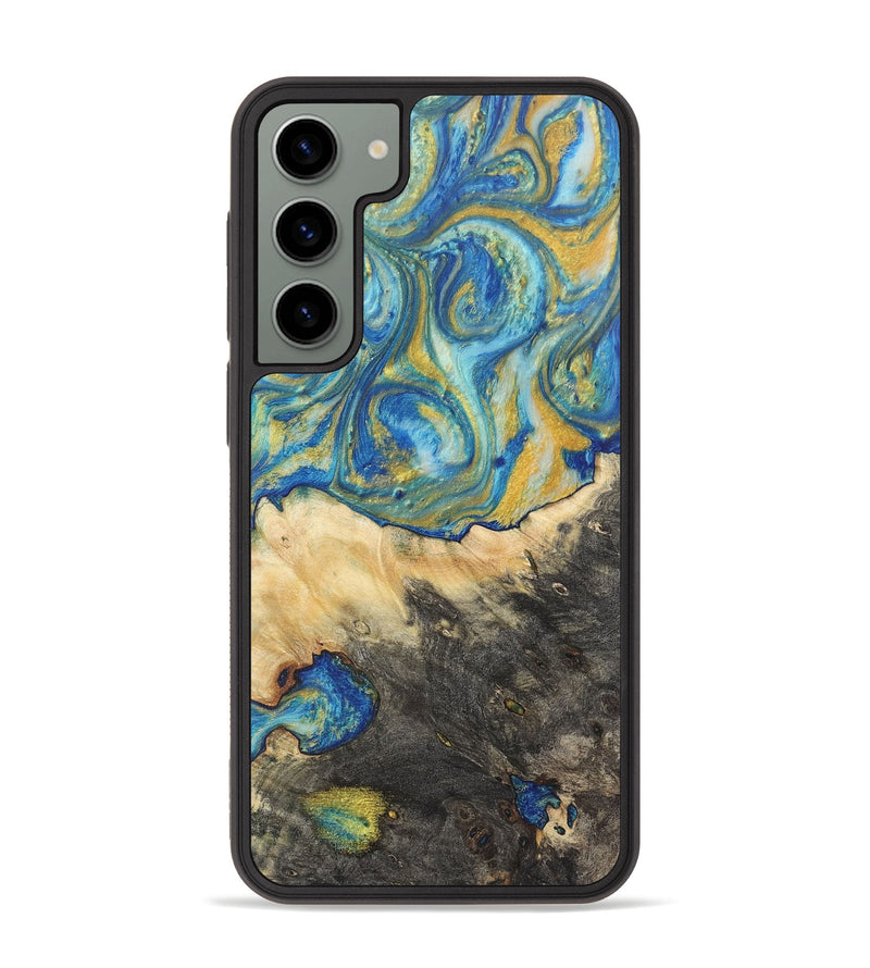 Galaxy S23 Plus Wood Phone Case - Chase (Teal & Gold, 724795)