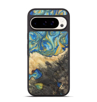 Pixel 9 Pro Wood Phone Case - Chase (Teal & Gold, 724795)