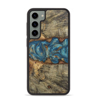 Galaxy S23 Plus Wood Phone Case - Isabel (Teal & Gold, 724809)