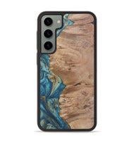 Galaxy S23 Plus Wood Phone Case - Lane (Teal & Gold, 724810)