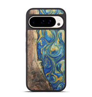 Pixel 9 Wood Phone Case - Mindy (Teal & Gold, 724815)