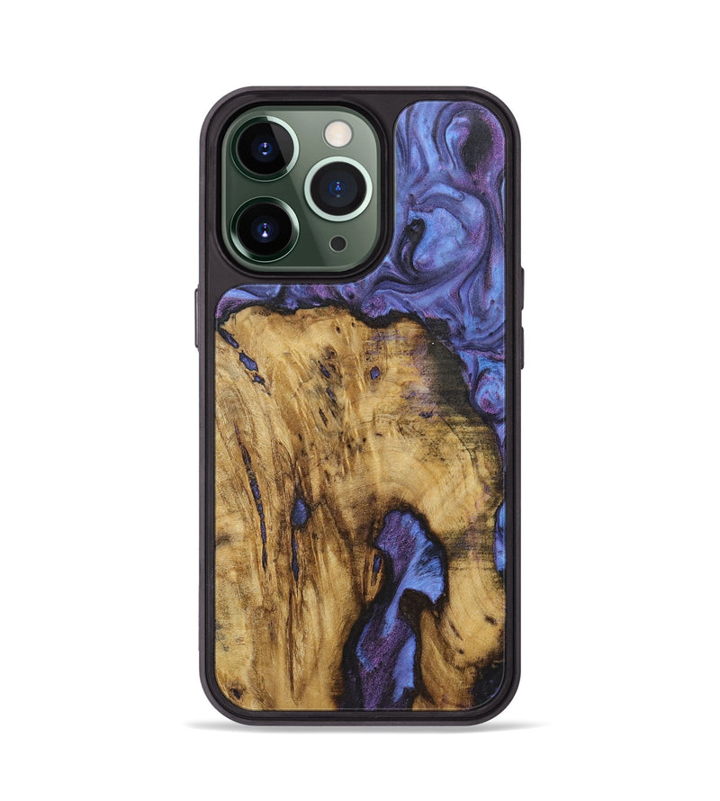 iPhone 13 Pro Wood Phone Case - Jay (Purple, 724821)