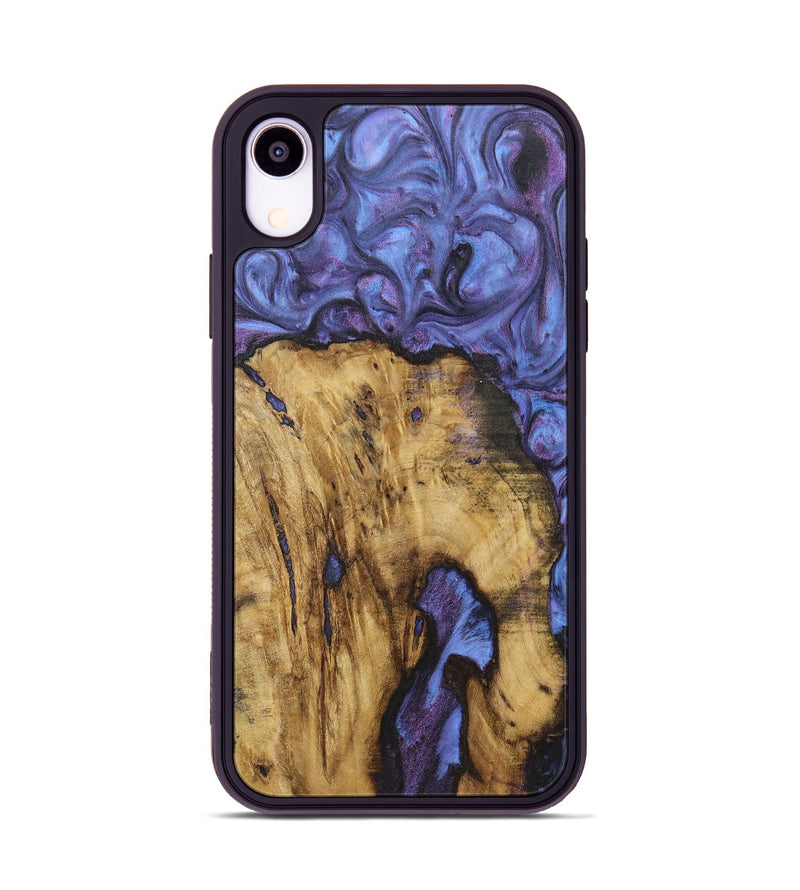 iPhone Xr Wood Phone Case - Jay (Purple, 724821)