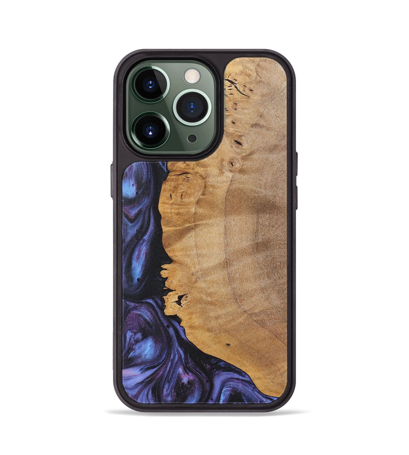 iPhone 13 Pro Wood Phone Case - Omar (Purple, 724822)